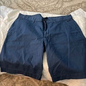 GAP Blue Flat Front Shorts Casual Style